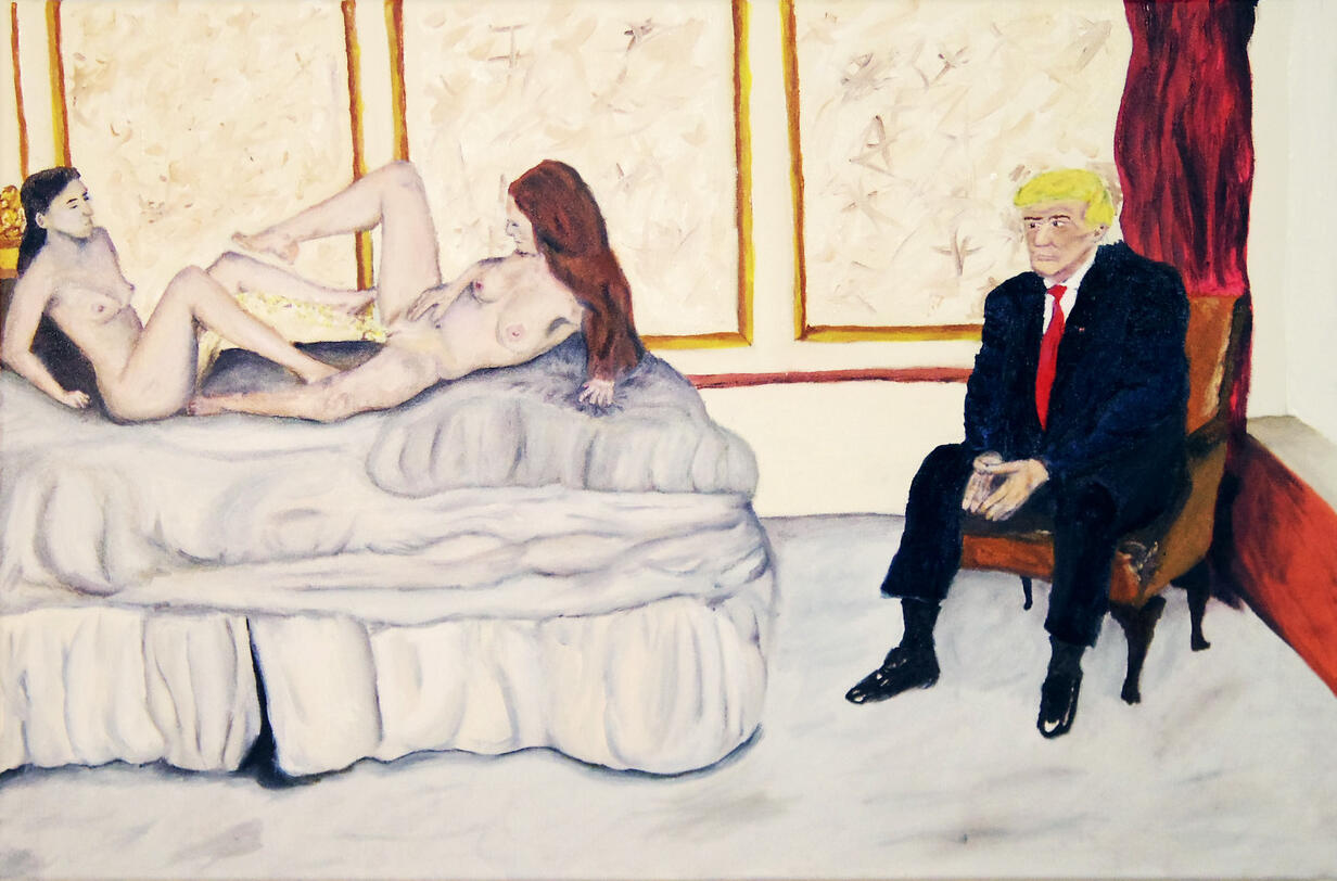 Oil on canvas. 24" x 18".