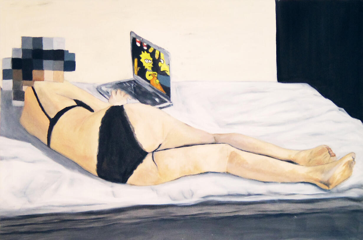 Oil on canvas. 48" x 36".